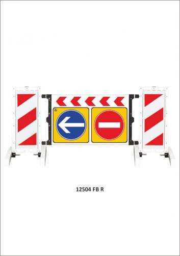 Összecsukható közlekedési jelzés - Foldable traffic sign barricade